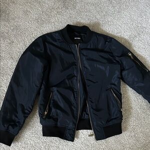 Missguided Navy Bomber Jacket
